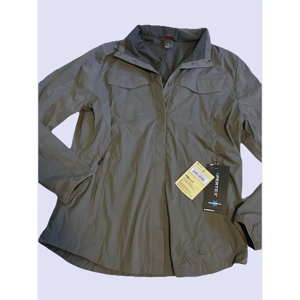 Outdoor Research Pertex Microlight Shirt Jacket‎ NEW Women's Large Pewter NWT
